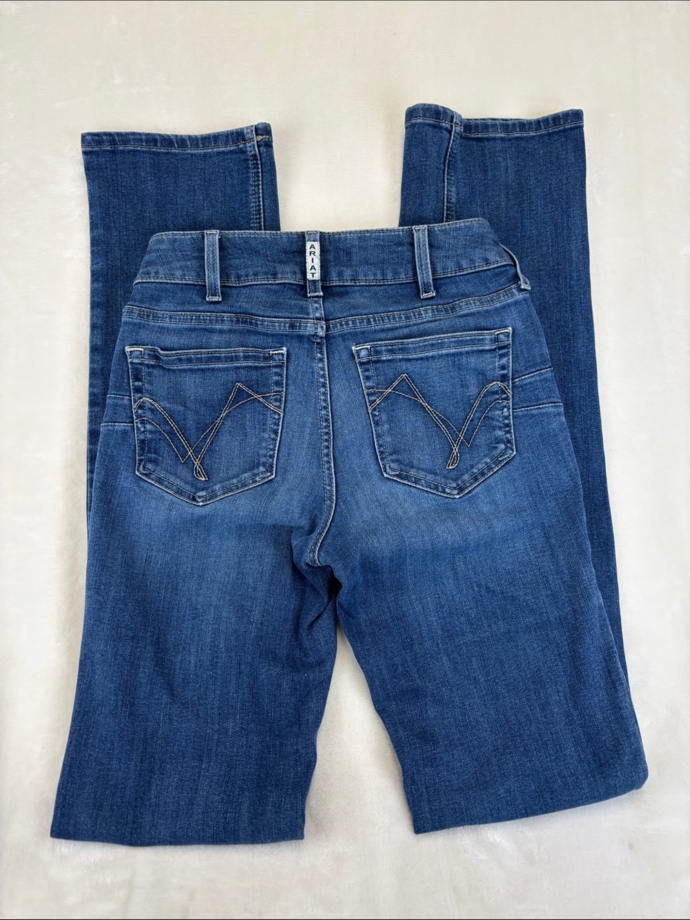 ARIAT Mackenzie Real Abby Straight Denim Jeans Size 27XL